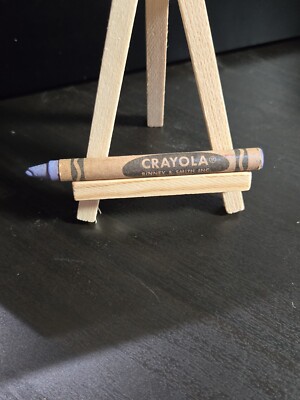 Crayola Crayon - Periwinkle - Binney & Smith RARE Retired Color Vintage