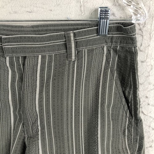 Short Patagonia homme 30 gris rayé seersucker coton bio décontracté preppy - Photo 16/18