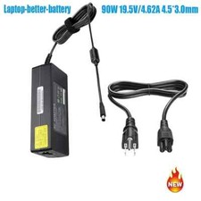 90W 19.5V 4.62A AC Adapter Charger for HP Laptop Power Supply Cord 4.5 3.0mm