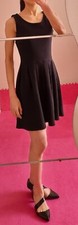   WOMENS LADIES SKATER DRESS SLEEVELESS TAILORED BELTED DRESSES SHORT PARTY SEXY