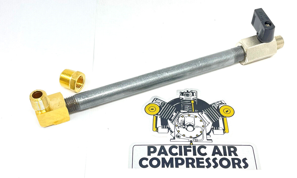 Tank Drain Extension Kit 1/4'' Mpt X 6'' Long