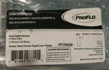 PROFLO PFTPB309 1-1/2 x 8 in. 3/4 Nominal Sweat Branch Tailpiece Chrome 8 in.
