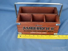 Michelob Amberbock Amber-Style Lager Condiment Carrier Man Cave Bar Game Rooms
