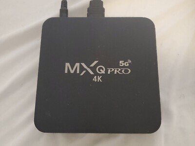 MXQ Pro S905W 5G 4k Smart TV Box - Black With Remote 