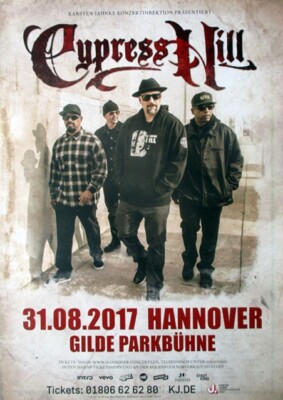 CYPRESS HILL - 2017 - Plakat - Live In Concert Tour - Poster - Hannover