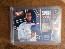 2018 FATHER'S DAY SPIRIT OF THE GAME AMED ROSARIO CRACKED ICE RELIC CARD #/25 
