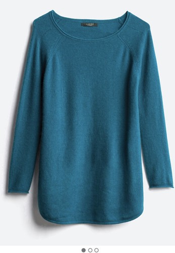 LUSSO Cashmere Hallie Cashmere Tunic Sweater Size M Nwt 4