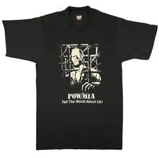 90s POW MIA shirt single stitch Screen stars best M true vintage deer hunter