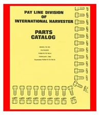 Service Parts Manual IH International Paydozer TD-15C Form PC-TD-15C-4