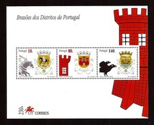 [185] Portugal 1997, Block MNH** Coat of Arms