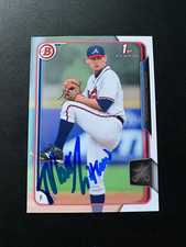 Matt Withrow Signed 2015 Bowman Draft #36 Card Atlanta Braves Autograph COA