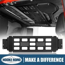 Hooke Road Rear Overhead Storage MOLLE Panel For Jeep Wrangler JL 2018-2025 4Dr