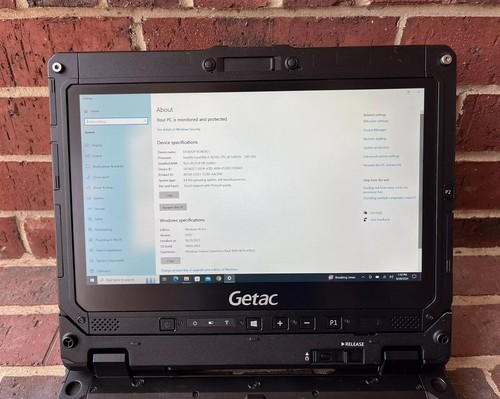Getac K120 Rugged Tablet Laptop i5-8250U 1.60Ghz 16GB 512GB SSD Win 10 pro Touch - Picture 3 of 10