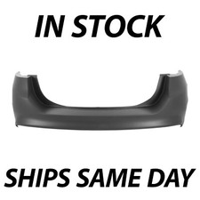 New Primered -- Rear Bumper Cover Replacement For 2013-2018 Ford Fusion Wo Park