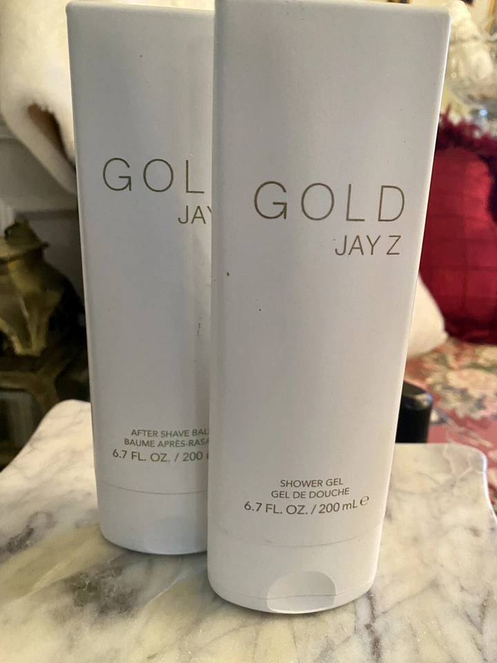 Bálsamo para después del afeitado Gold Jay Z de Jay Z, 6,7 oz ¡NUEVO! con gel de ducha extra Foto 3 de 4
