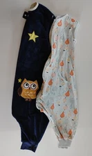 Set Of 2 LARGE Michley 5-6T & Homeal 3-5T Sleep Bag Sack Wearable Blanket Kid