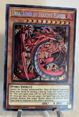 Yugioh! Uria, Lord of Searing Flames MP21-EN252 Prismatic Secret