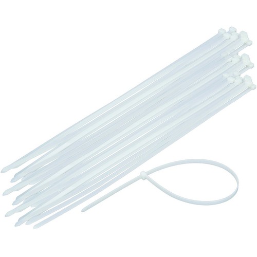 Confezione da 100 - Fascette stringi tubo - Colori Giallo - Nylon 2,5 x 100