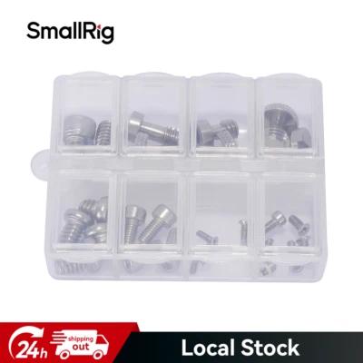 SMALLRIG 26PCS Camera Screw Set 1/4”-20 for Cages/Handles/Tripod Plates-AAK2326
