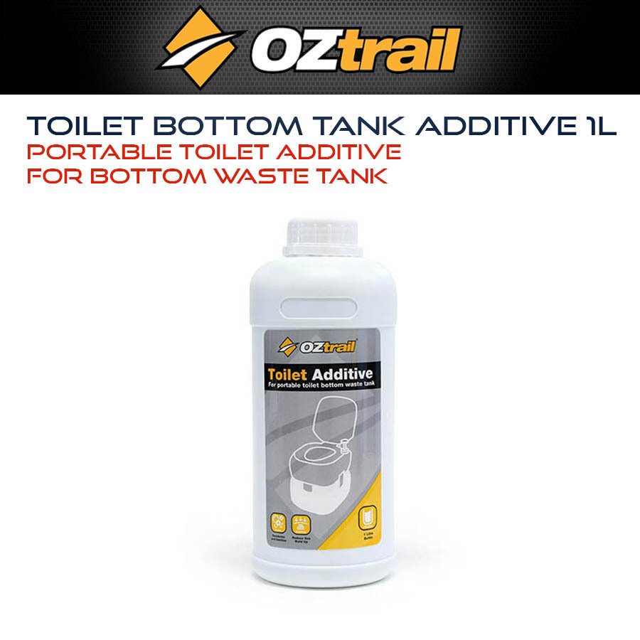 Oztrail Toilet Bottom Waste Tank Additive 1L Septic Safe Camping
