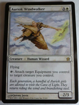 Magic The Gathering Auriok Windwalker Fifth Dawn #5 LP/NM inv3