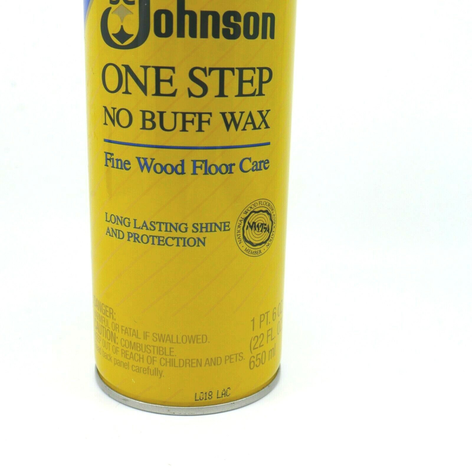 SC Johnson One Step No Buff Wax Fine Wood Floor Care 22 fl oz NEW
