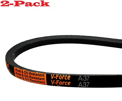 Lot Of 2 Unbranded 4L390 V-Belts (New Old Stock) - For Various Models