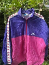 Vintage Kappa Jacket Retro Sports 80s 90s Windbreaker Festival Size S/m Pink