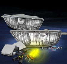 FOR 1998-2003 TOYOTA SIENNA BUMPER DRIVING FOG LIGHTS CHROME W/3000K HID+HARNESS