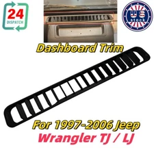 Defroster Defrost Dash Dashboard Trim Vent 1PC For 1997-2006 Jeep Wrangler TJ/LJ