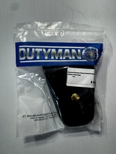 Dutyman Clarino Leather Closed Single Handcuff Case (Brass Snap) #8831G (NEW)