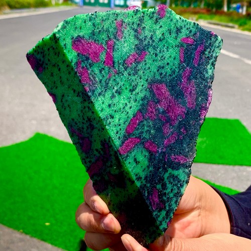 2.02LB Natural green Ruby zoisite (anylite) crystal Chakra Healing Energy - Picture 19 of 21