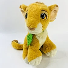 1993 Disney Lion King Simba Cub 9.5” Plush Sitting Mattel Authentic Vintage USA