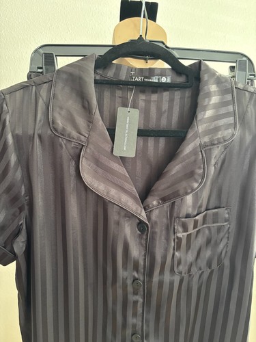 Tart Intimates Pajama Set, Striped, Short Sleeve, Black, Size M, nwt - Picture 9 of 9