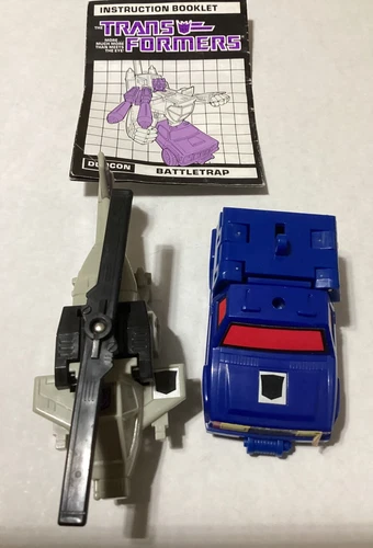Battletrap BLUE TRUCK  1987 Hasbro G1 Transformers Action Figure NM