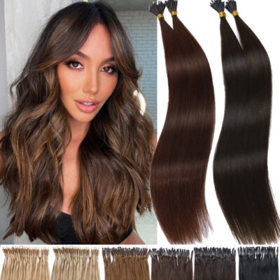 THICK 200S 1G Nano Ring 100% Remy Human Hair Extensions