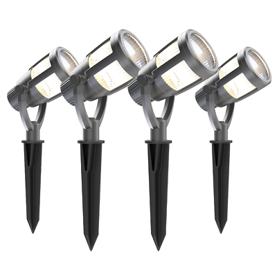#ad LED Flood Spot Light 4 Pack Low Voltage Garden Landscape Lighting Outdoor $229.99