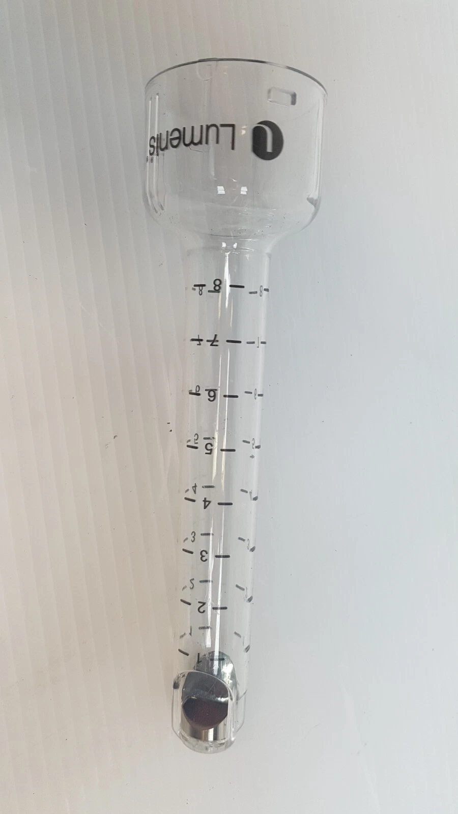 Lumenis tip with logo on the base and 1–8 graduations along the tube