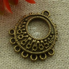 Free ship 80 pcs Antique bronze earring connectors 27x24mm L-2191