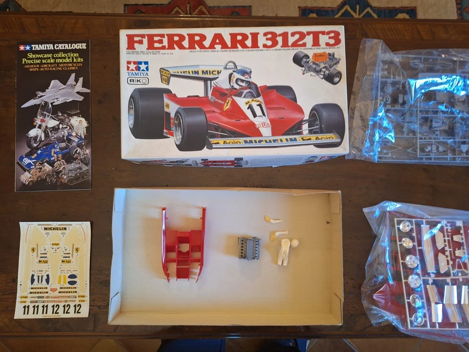 ferrari 312 t3 scala 1/20 tamiya logo riko con prezzo in sterline di BEATTIES - Immagine 2 di 4
