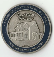 Veterans United Home Loans Challenge Coin 1.75" DIA BX1