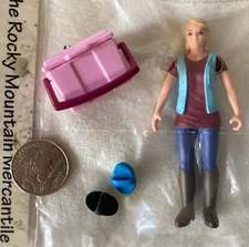 SCHLEICH Horse Club Stable Grooming Kit/ Blonde Girl Groom Person NEW LOT BUNDLE