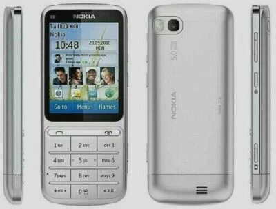 New Nokia C3-01 Silver Boxed Unlocked Mobile Phone, UK Seller warranty - Image 1 of 4