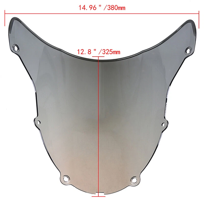 Parabrisas delantero pare-brise para Kawasaki Ninja ZX6R ZX-6R 2003-2004 Foto 3 de 4