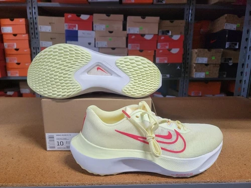 Nike Zoom Fly 5 Women Shoes Citron Tint Light Crimson DM8974 801 Size 10