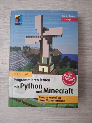 Buch Programmieren lernen mit Python und Minecraft, 4. A. 2023 Gaming