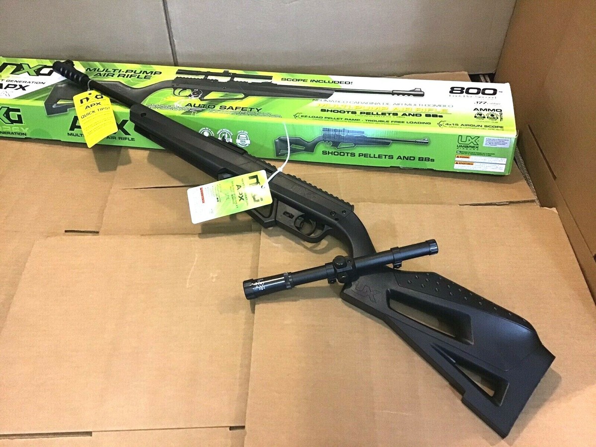 Umarex NXG APX EZ Load .177 Pellet BB Gun Multi-Pump Air Rifle w