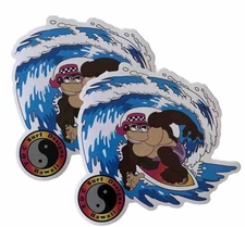 Surfing Stickers T&C Ape Quiksilver Volcom O’Neill WSL Town & Country Decal RVCA