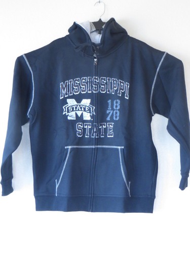 Ouray Mississippi Hoodie State Zipper Black College Unisex Adult Size XL New - Picture 3 of 5