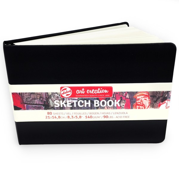 Royal Talens Art Creation Skizzenbuch Hardcover 80 Blatt 21X14.8Cm Schwarz-image
